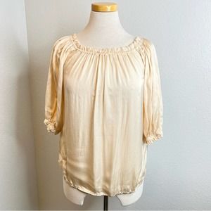Raquel Allegra Peasant Blouse Size Small